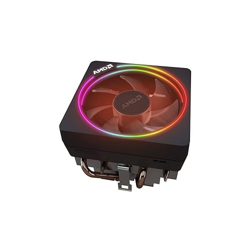 AMD Wraith Prism Cooler with RGB-Controlled Illumination, 4.69"L x 4.13"W x 3.66"H