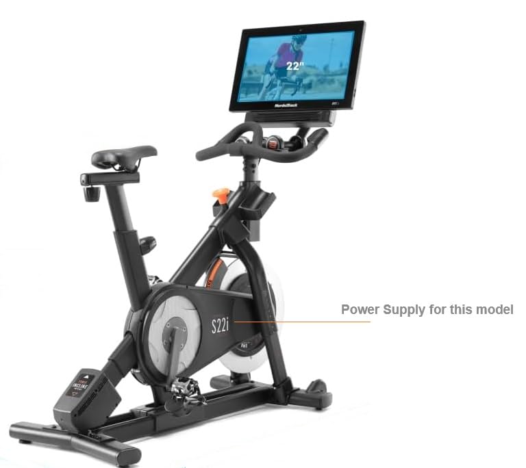 AC Adapter Compatible with NordicTrack Commercial S22i Studio Cycle Bike