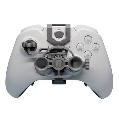 Game Controller Mini Steering Wheel Gaming Racing Wheel Simulation driver Plug-in For Xboxone/X/S/Elite Racing Game Accessories (Silver)
