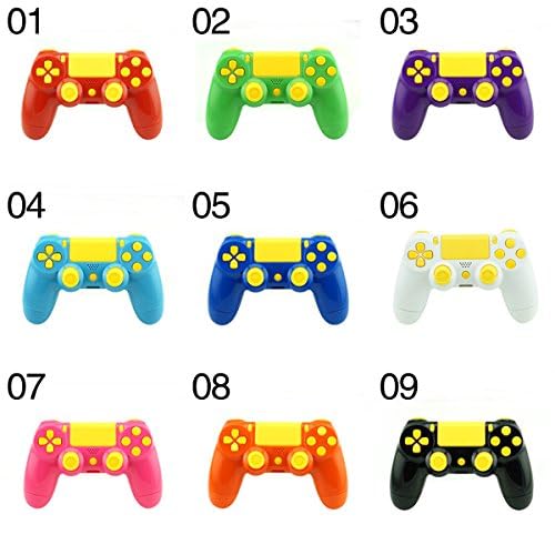 WPS Touch Pad Thumbsticks Dpad Home Full Buttons Set Replacement Parts for PS4 PlayStation 4 Dualshock 4 Controller Shell (for GEN 1 Controllers)
