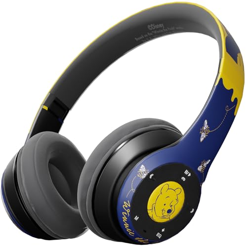 Disney Winnie The Pooh Bluetooth Headphones Over The Ear | Bluetooth Wireless Headset W/Built in Mic and Up to 15 Hrs Playtime- Winnie The Pooh Gifts