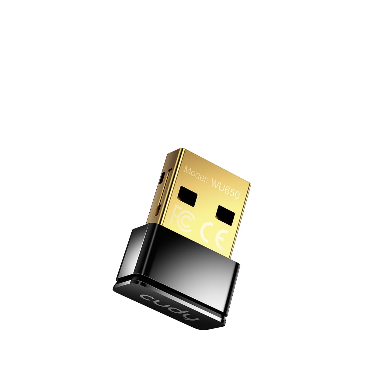Cudy AC 650Mbps USB WiFi Adapter for PC, 5GHz/2.4GHz Wireless Dongle, WiFi, USB Wireless Adapter for Laptop - Nano Size, Compatible with Windows XP
