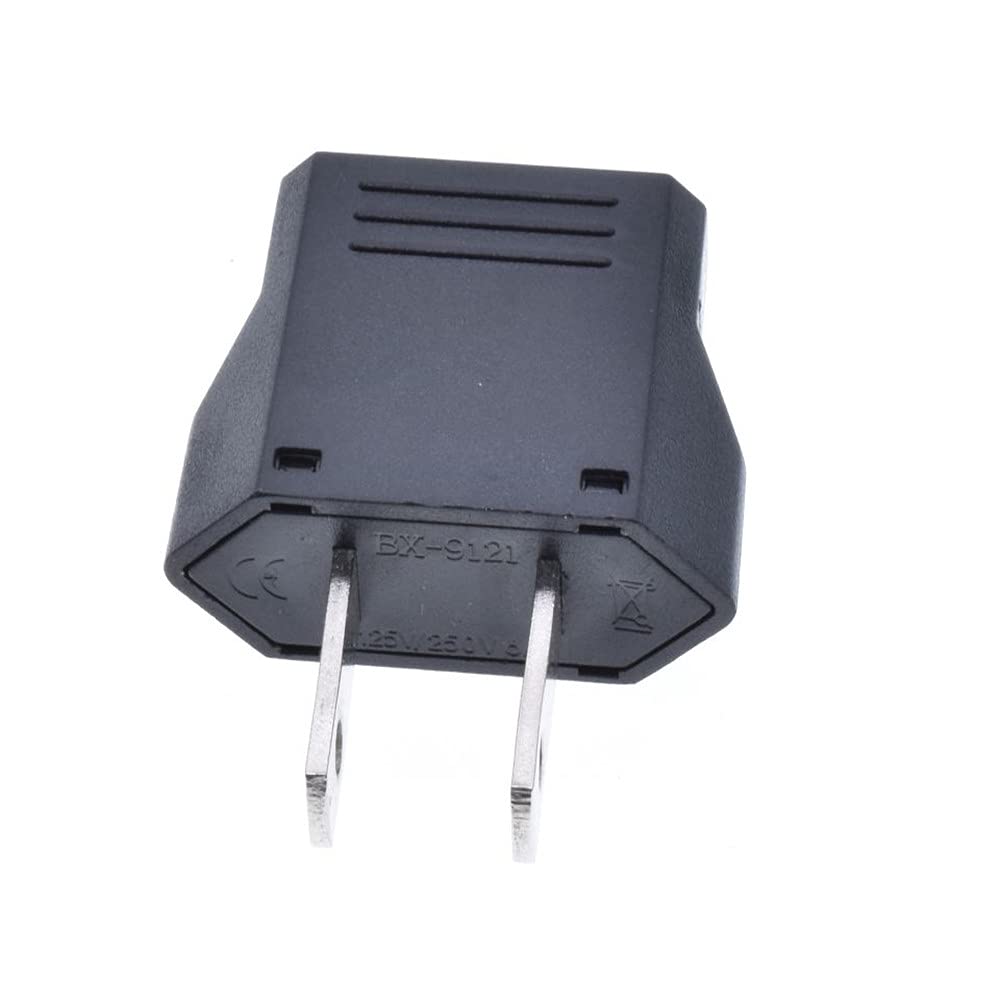 ALINNA US Plug Adapter, EU AU CN to US America Travel Plug Adapter AC Outlet Power Converter(2 Pack)