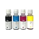 Vivid Colors Refill Ink Bottles Compatible for Deskjet GT 5810 5820, Ink Tank 310 315 Printers # GT51 GT52 4 Pack