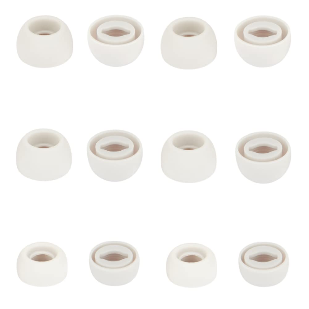 Replacement Galaxy Buds Pro Eartips Earbuds, Replacement Silicone Earbud Tips Fit in Case,Compatible with Samsung Galaxy Buds Pro - Silver S/M/L