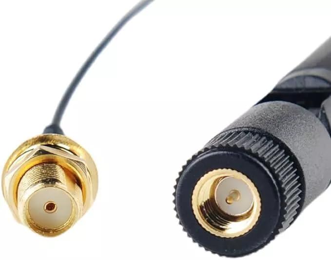 2 Sets 915MHz WiFi Antenna LoRa Indoor 3dBi Gain Omni with SMA Male Connector for Meshtastic LORA32 915MHz ESP32 LoRa OLED Board with 5.9in IPEX Cable
