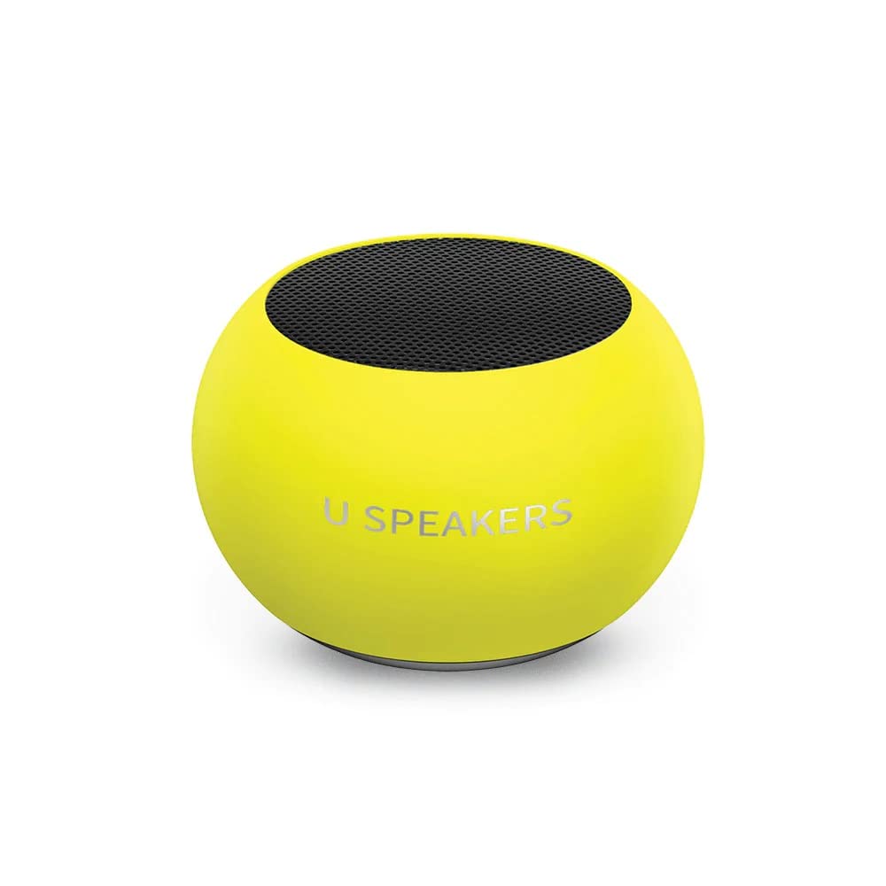 U Speakers Mini Glow in The Dark Portable Wireless Bluetooth Speaker with Magnetic Base, Mic & Selfie Remote Control Active Lifestyle Travel Home
