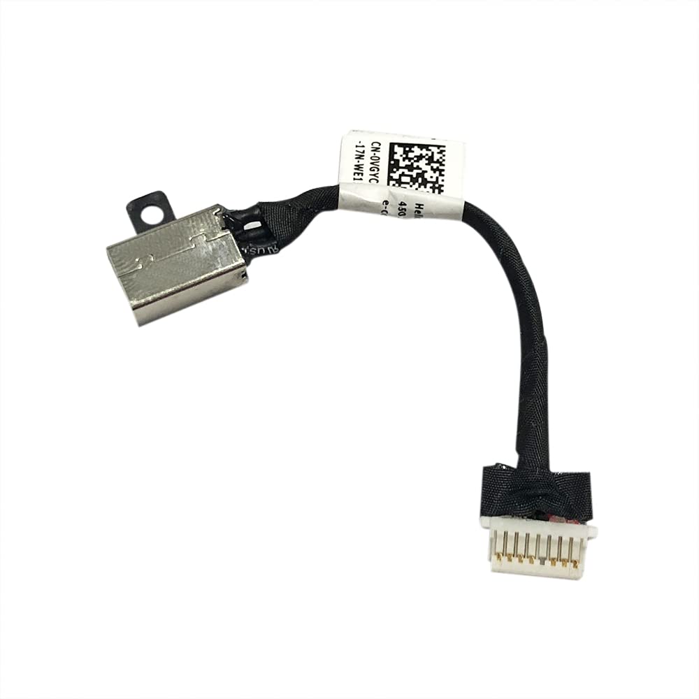 GinTai DC in Power Jack Cable Charging Port for Dell Inspiron 7506 2 in 1/ Inspiron 15 7300 7306 7500 M4GJ3 0M4GJ3 VGYC4 0VGYC4 450.0K305.0021