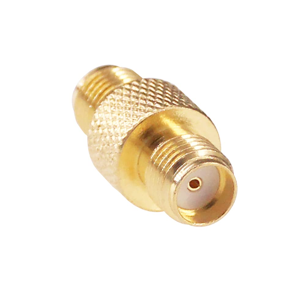 RFaha 5pcs Antenna Adapter SMA Female to Female Connector SMA Coupler Barrel Adapter Converter for Antenna Radio(F26-5)