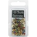 Creative Impressions 623896 623896 Matte Heritage-Round Mini Painted Metal Paper Fasteners - 100-Package