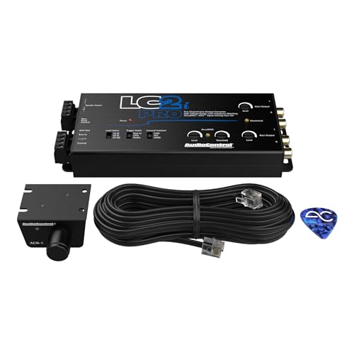 AudioControl LC2i PRO 2-Channel Active Line Output Converter with AccuBASS for Adding Subwoofers, Amplifiers to Factory Car Audio Receiver Head Unit