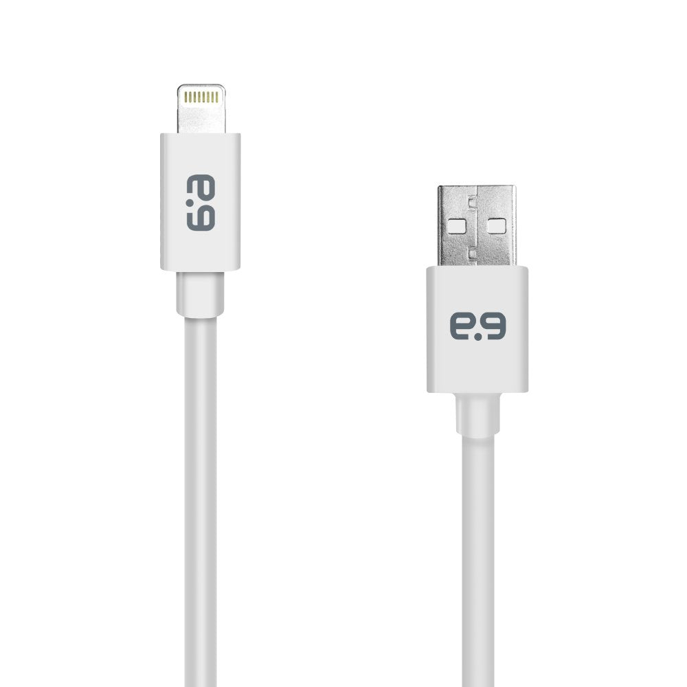 PureGear Charge-Sync Cable for Apple Lightning devices - White 48"