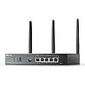 TP-Link ER706W Omada Gigabit AX3000 WiFi 6 VPN Router | 1x USB 3.0 Support USB Storage and LTE Backup with LTE dongle | Supports Omada Mesh | Easy