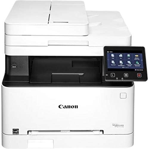 Canon imageCLASS MF644Cdw Wireless Laser All-in-One Color Printer, Print Scan Copy Fax, Automatic Duplex Document Feeder, 22 ppm, 600x600dpi, 30 Bonus