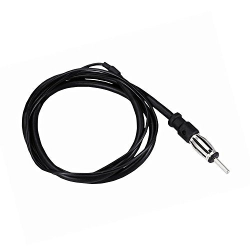 Enrock EKMR1 Marine Flexible Hideaway Wired AM/FM Radio 22" Antenna (Black)