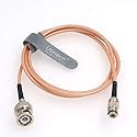 Uonecn HD SDI Coaxial Video Cable RG179 BNC to Mini BNC DIN 1.0/2.3 75ohm RF Cable for Blackmagic HyperDeck Shuttle 1 Meter