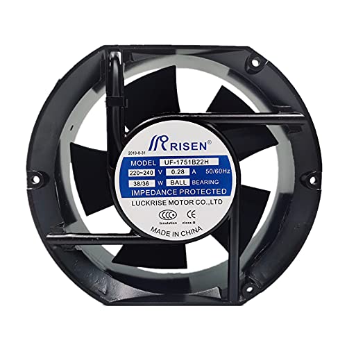 for UF-1751B22H Fan AC220-240V 0.28A 38/36W Cooling Fan