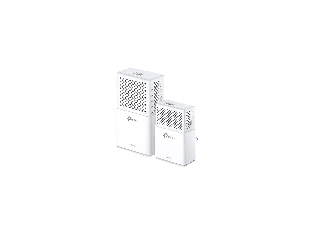 TP-Link AV1000 Powerline Ethernet Adapter - Gigabit Port, Plug&Play, Power Saving Mode,