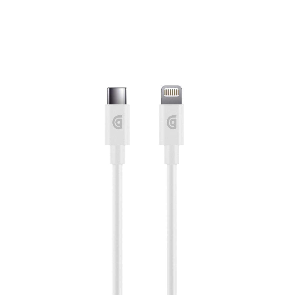 Griffin MFI Charge/Sync Cable Apple Lightning to USB-C 1.2M - White - GP-066-WHT