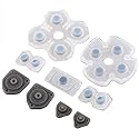 OSTENT Conductive Rubber Contact Pad Button D-Pad for Sony PS4 Controller - Pack of 10