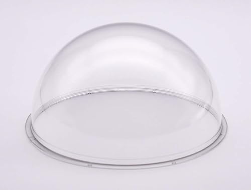 JMX Acrylic/PC Replacement Clear Camera Dome Cover Security Camera Housing Pet Dog Fence Window Skylight Window (5.7 Inches, Transparent)