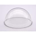 JMX Acrylic/PC Replacement Clear Camera Dome Cover Security Camera Housing Pet Dog Fence Window Skylight Window (5.7 Inches, Transparent)