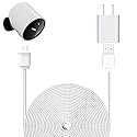 Shyueda 25ft/7.6m Weatherproof Outdoor Charging Micro-USB Head Cable for SimpliSafe Outdoor Security Camera Only (1)