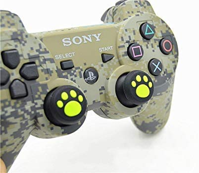 Neuvikter 4 Pcs for PS4 PS3 PS2 Xbox 360 ONE Controller Rubber Silicone Cap Thumbstick Thumb Stick X Cover Case Skin Joystick Grip Grips (Black Pink)