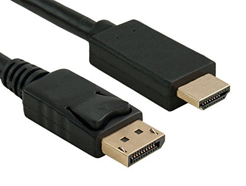 Cable Leader 15ft Gold Plated Premium DisplayPort 1.2 to 4K HDMI Male to Male Cable