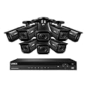 Lorex Nocturnal 3 4K (16 Camera Capable) 4TB NVR System with Smart IP Bullet Security Cameras with 30FPS Recording and Motorized Varifocal Lens - (8