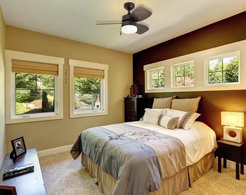 Patriot Lighting Gibson Street 30" Bronze Indoor LED Ceiling Fan