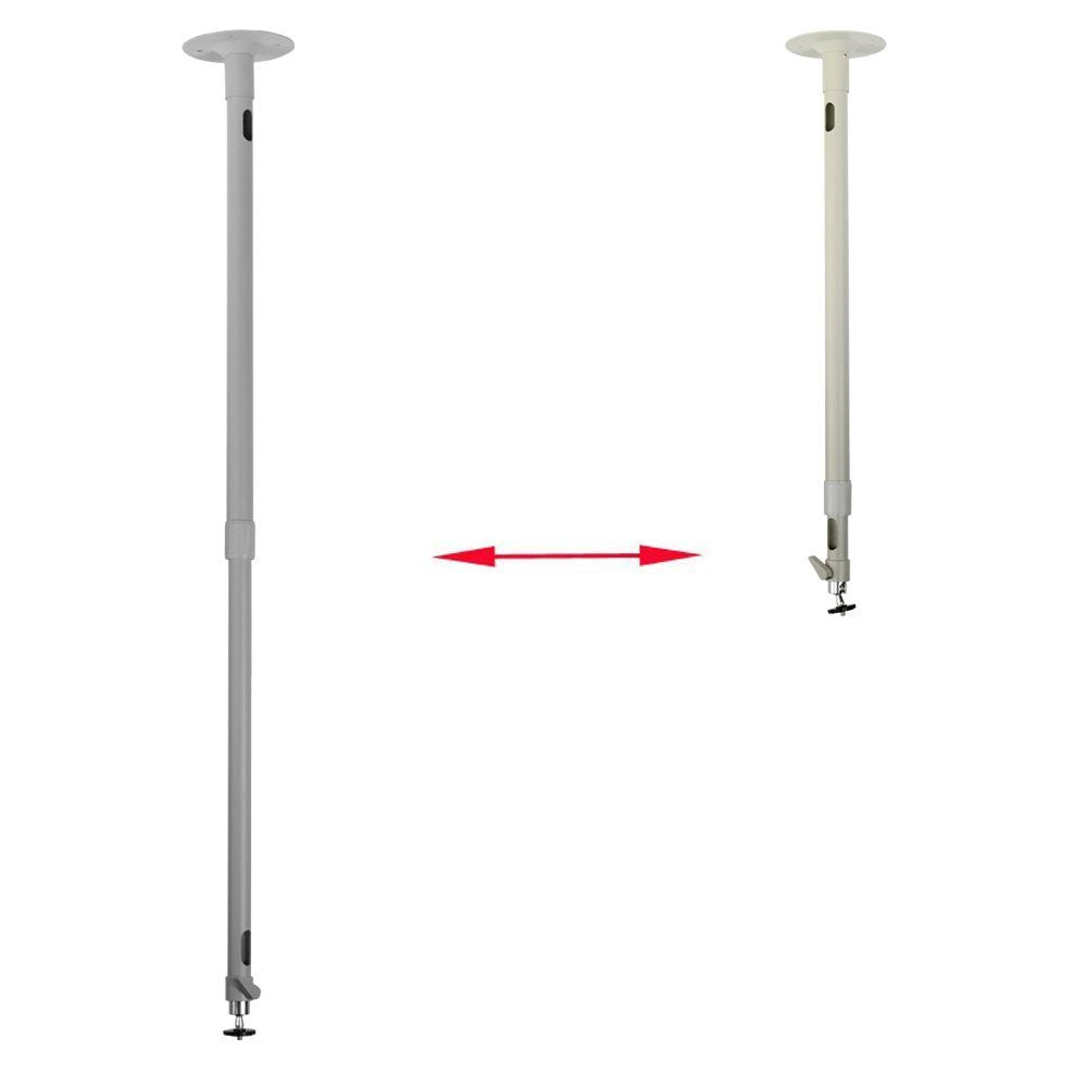 VideoSecu 4 Pack 24-40 Inch Security Camera Housing Mount Brackets Adjustable Tilt Swivel Long Drop Ceiling Stand for CCTV Home Surveillance System
