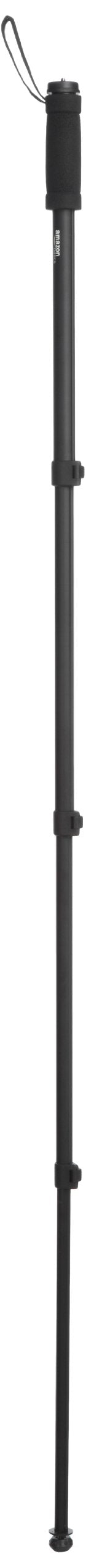 Amazon Basics 67-Inch Portable Monopod for Video Cameras with Carrying Case, Extendable, Rubber Foot, Black