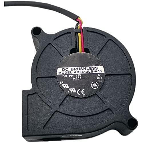 AB0612LB-A03 DC 12V 0.20A 60x60x25mm Turbo Blower Projector Fan
