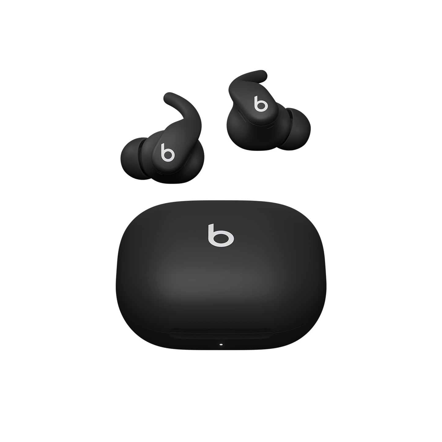 Beats Powerbeats Fit - Wireless Noise Cancelling Workout Earbuds with Secure-Fit Wingtips - Jet Black (Renewed Premium)