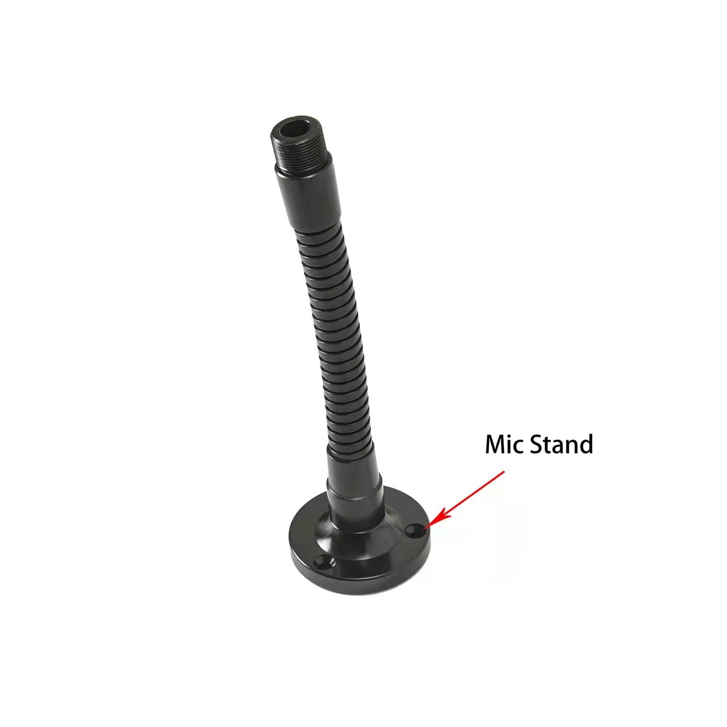 1set Microphone Podium Mount,Podium Microphone Holder,Desktop&Tabletop Microphone Stand, 5/8 Male with a adapter Ideal for Various Mounting