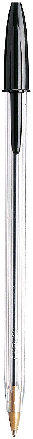 BIC Cristal Xtra Smooth Ballpoint Pen, Medium Point (1.0mm), Black, For Everyday Writing Activities, 10-Count