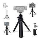 NexiGo Lightweight Mini Tripod for Camera/Phone/Webcam, Extendable Stand, for NexiGo Logitech Webcam C920 C922 C925e C922x C930e C930 C615 Brio