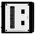Legrand - OnQ 6 Port Cat 5e Interface Module with RJ45, Keystone Openings Labeled A and B, Ports Labeled 1 Through 6, Black, AC1013