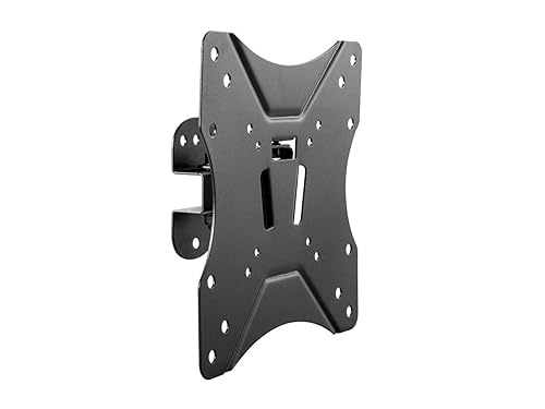Monoprice Premium Full Motion TV Wall Mount Bracket Low Profile for 23" to 42" TVs up to 55lbs, Max VESA 200x200, Fits Curved Screens, Heavy Duty