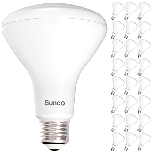 Sunco 24 Pack BR30 LED Bulb Flood Light, E26, 11W=65W, 2700K Soft White