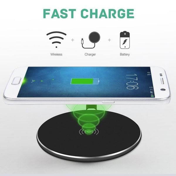 Wireless Charger Fast 7.5W and 10W Compatible with T-Mobile REVVL 7 PRO 5G, Charging Pad Slim
