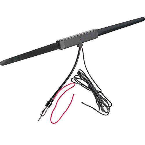 Jensen AN150SR AM/FM Antenna, Amplified Glass Mount Medium