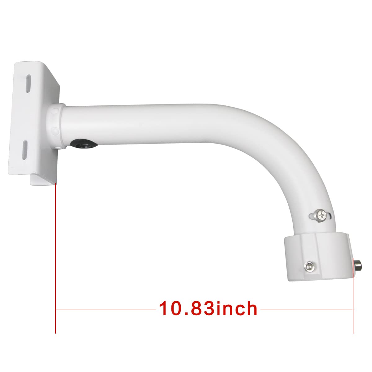 compcctv Security Camera Mount Bracket, Dome PTZ Camera Mount Universal Camera Pole Mount Bracket for CCTV Security Camera/IP Camera, L Type