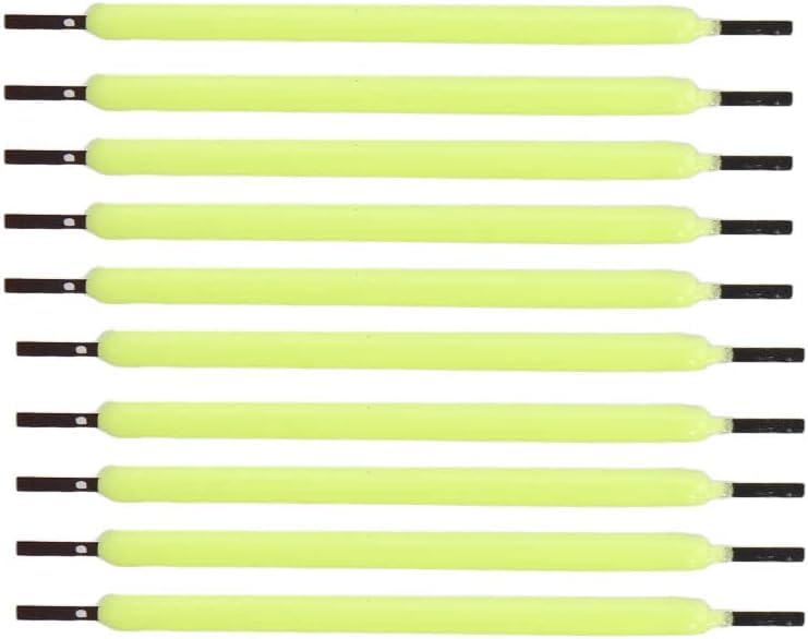 ZGLUZP 10 Pcs LED Filament Lamp Parts 3V Lamp Parts LED Repair Incandescent Light Beads Accessories (Green)