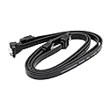 GIGABYTE SATA III Cable - 16 Inch Right Angle & Straight, Compatible for HDD & SSD (6.0 Gbps SATA III, 1 Pack)