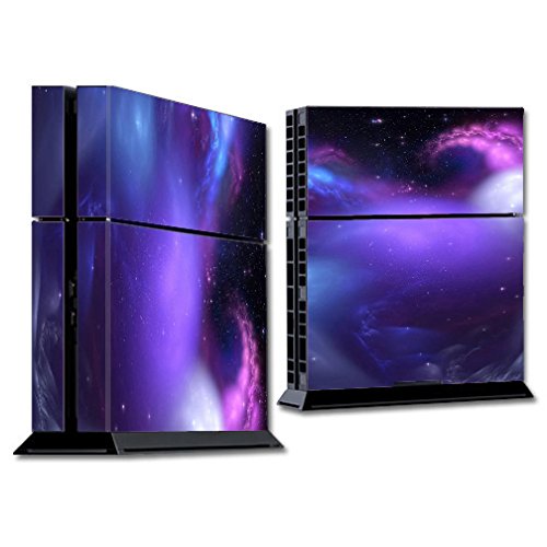Skin Decal Vinyl Wrap for PS4 Sony Playstation 4 Console (Skins only) - Space Gasses Purple Cloud