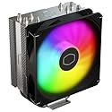 Cooler Master Hyper 212 Spectrum V3 ARGB CPU Air Cooler - 4 Copper Heat Pipes, 120mm High Performance PWM Fan, Low Noise & Easy Installation, AMD