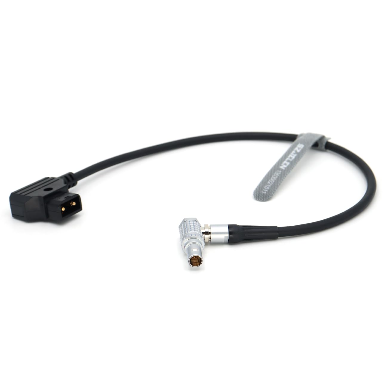 SZJELEN D-Tap to Right Angle 0B 2 Pin Male Power Cable for Teradek Bond SmallHD Monitor Z CAM E2 Camera DJI Ronin ARRI 60cm/23.6 inches (Dtap - Right
