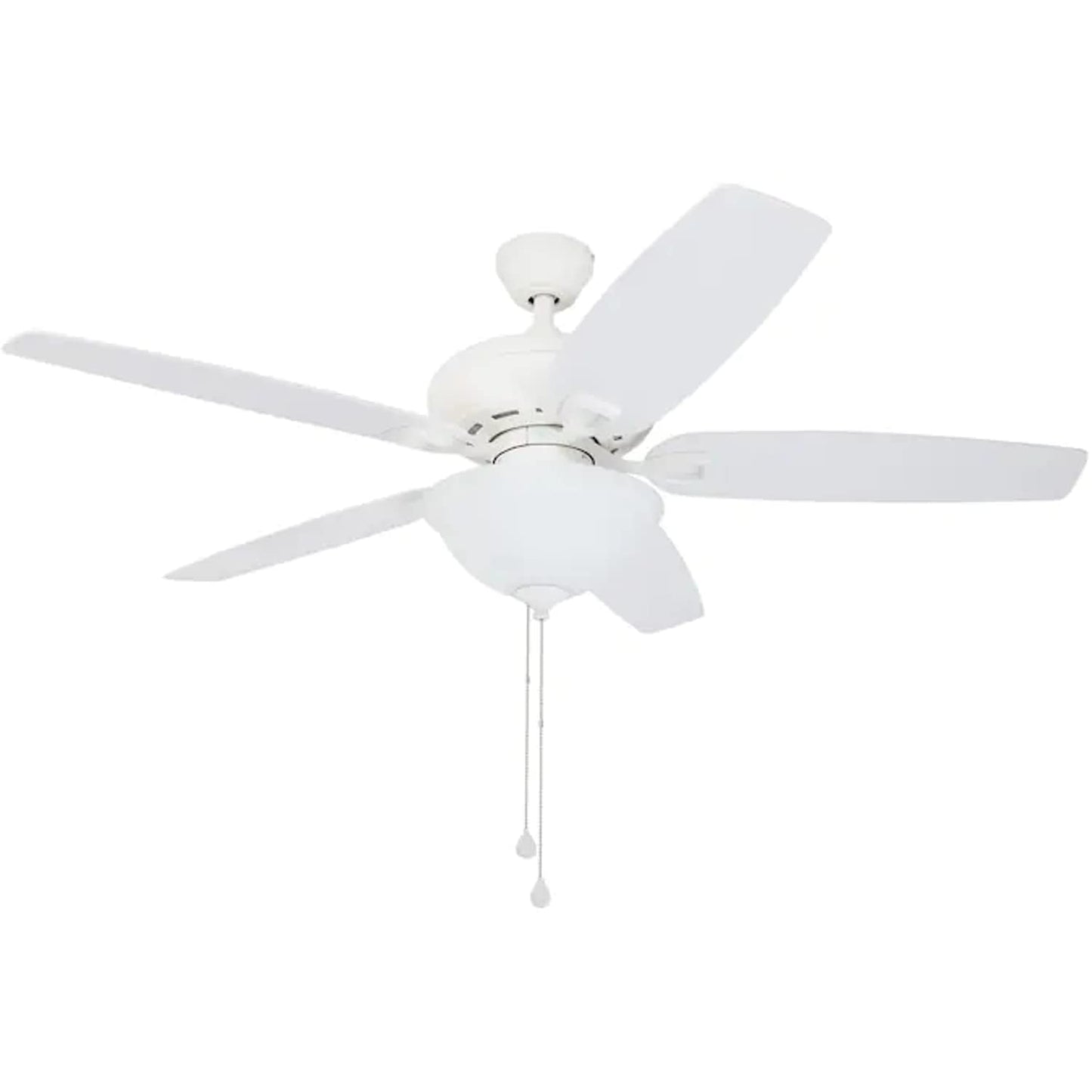 Harbor Breeze Coastal Creek 52-in White Indoor Ceiling Fan with Light Kit